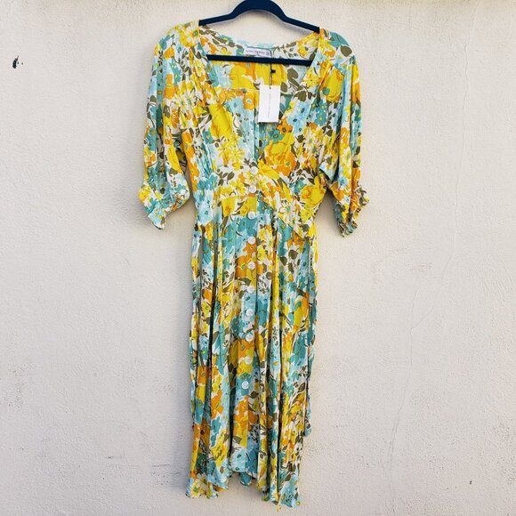 Faithfull The Brand Rafa Midi Dress - Picture 2 of 8